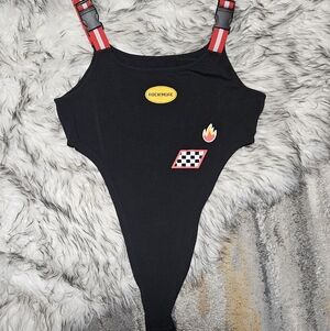 Black Racing Bodysuit